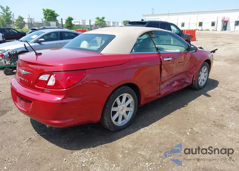 2008 Chrysler Sebring Limited z USA, uszkodzony, nr VIN 1C3LC65M78N630927